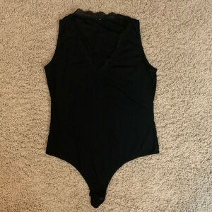 Cupshe Black Bodysuit with Lace